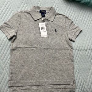 NWT Polo, Ralph Lauren, size 5 boys/girls colour gray